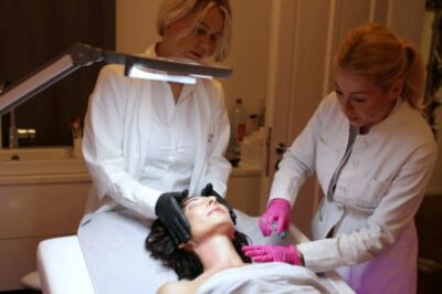 Behandlung mit Radiesse Filler